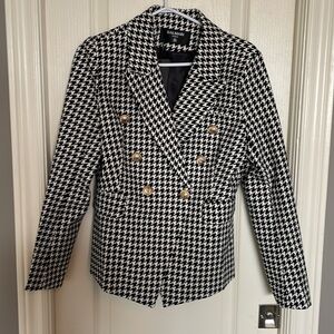 Balmain imitation houndstooth blazer